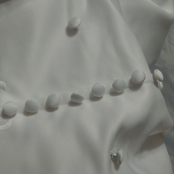 David's Bridal 2003 White Strapless Princess Wedding Dress Embriodered Dress 6 - Picture 13 of 15